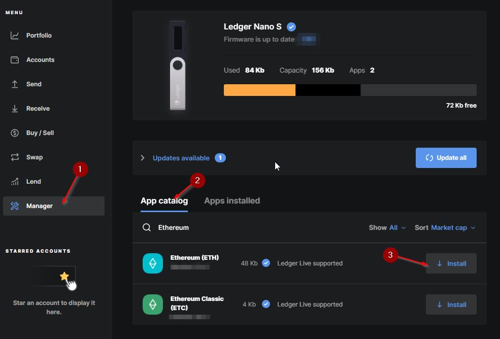 How to store UNI on a Ledger