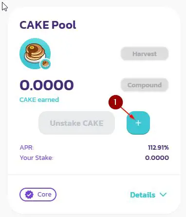 How to stake CAKE