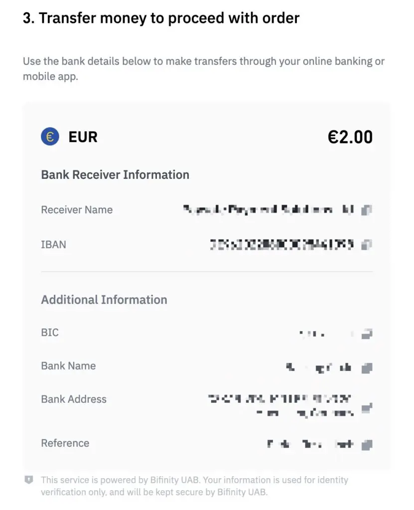 Buy Bitcoin using Bank Transfer